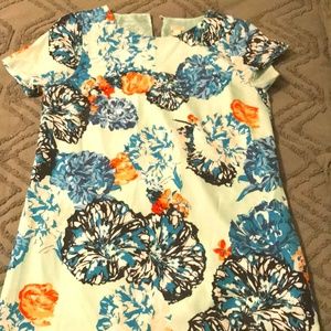 J.Crew Floral Shift Dress- Size 14